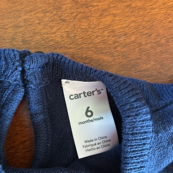 Carters Baby Girl Sweater/ Legging Set - Size 6M - Picture 4 of 10